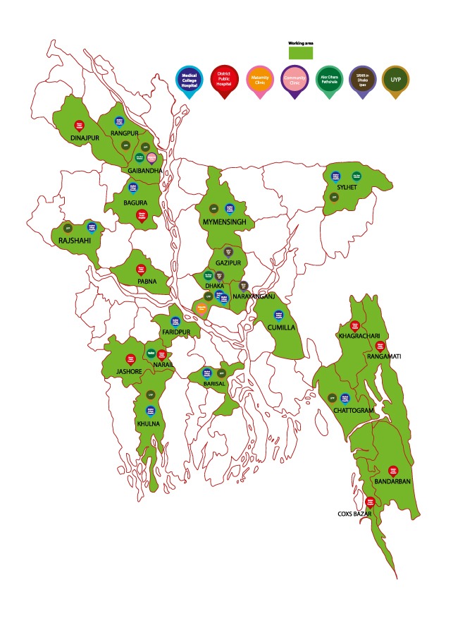 RHSTEP Footprint Map