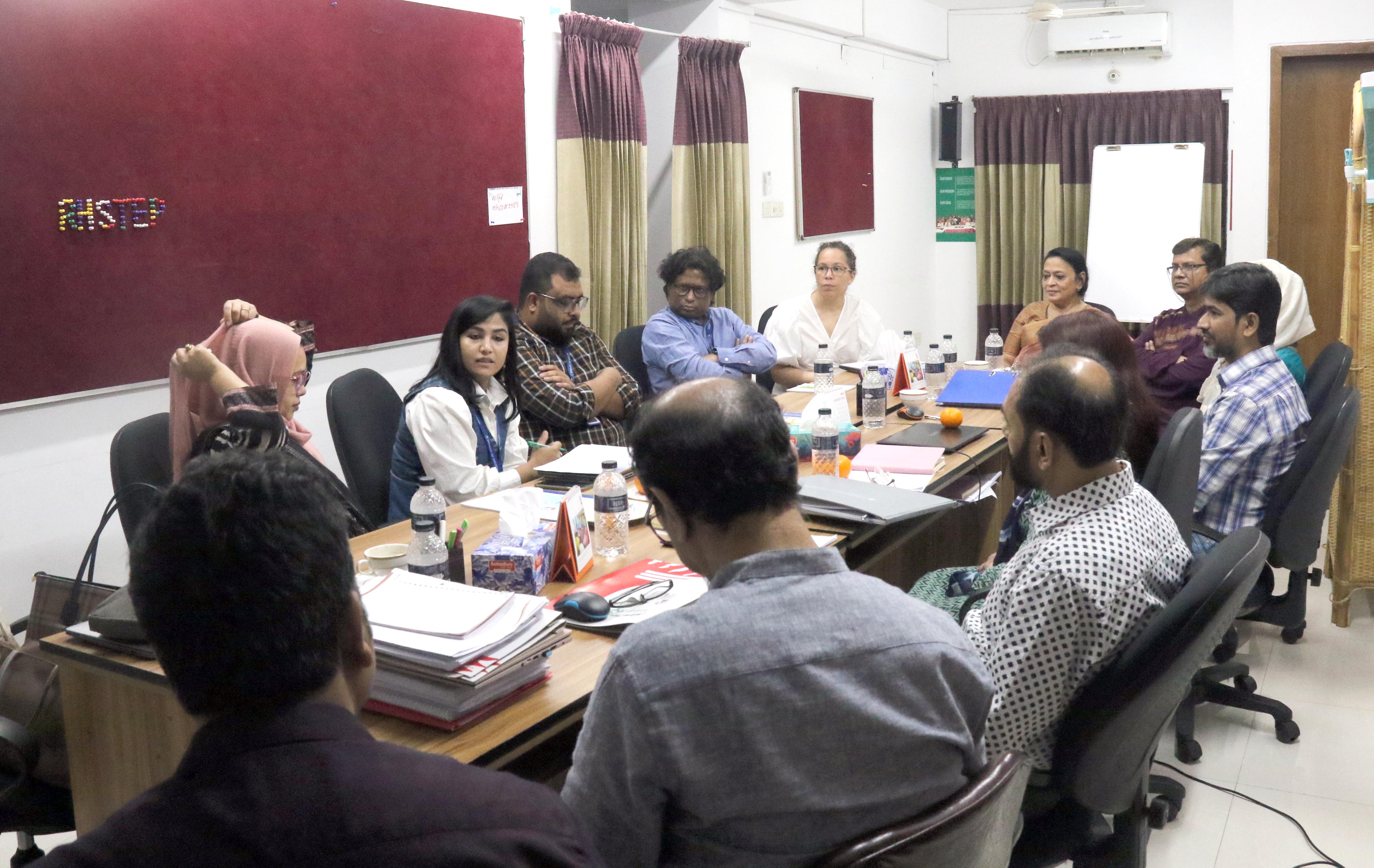 Donor Visit at RHSTEP Central Office