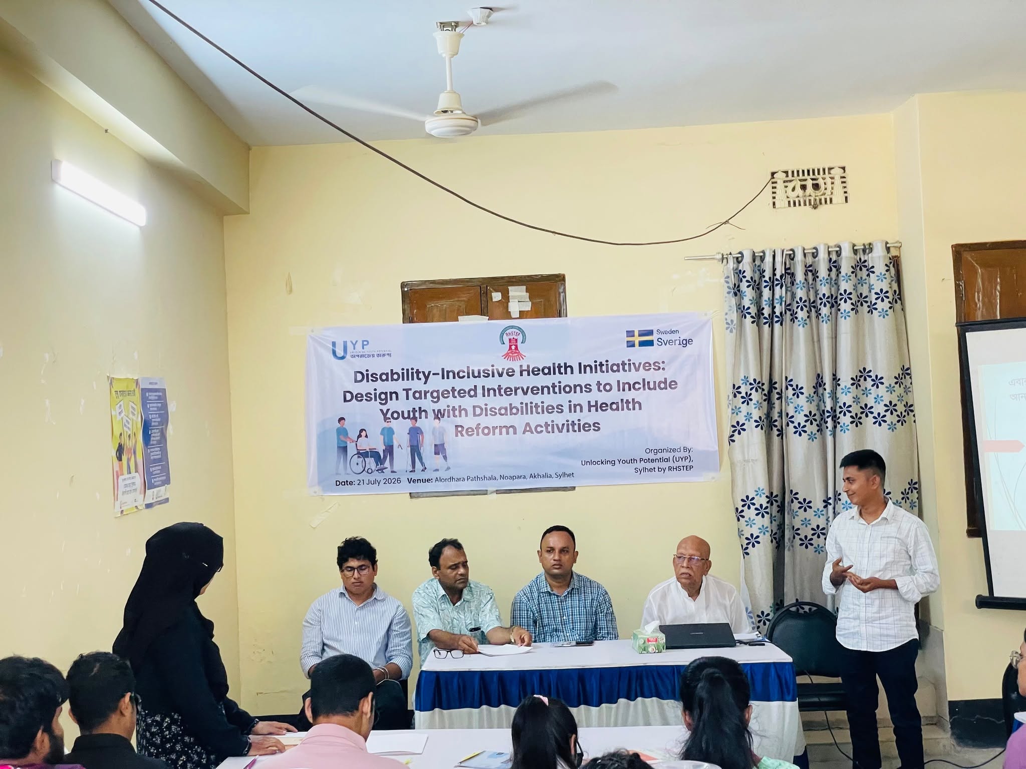 RHSTEP UYP Sylhet Organized Workshop on Disability-Inclusive Health Reform and Youth Participation
