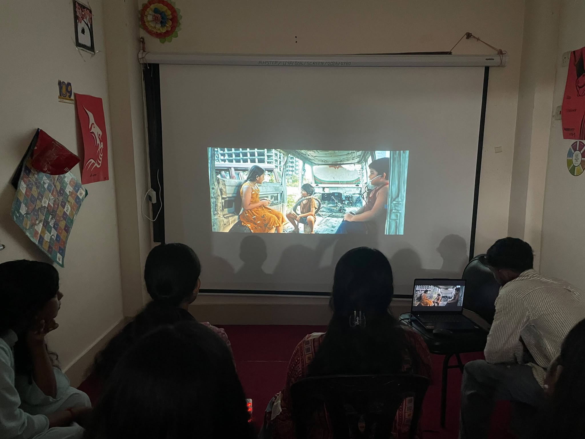 RHSTEP UYP Sylhet Organized Youth Film Screening of “Ongko Ki Kothin” at Alordhara Pathshala