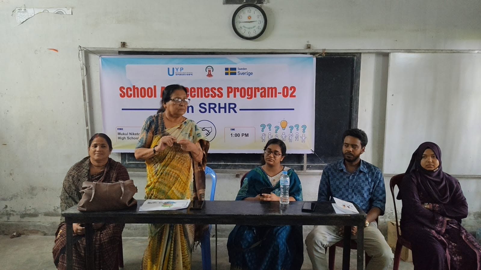 RHSTEP UYP Mymensingh Organized School Awareness Program on Adolescent Health, Nutrition and Puberty